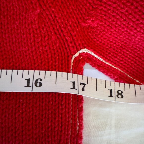 Vintage 90s Esprit Red Logo 100% Cotton Hoodie Sweater - Picture 7 of 8